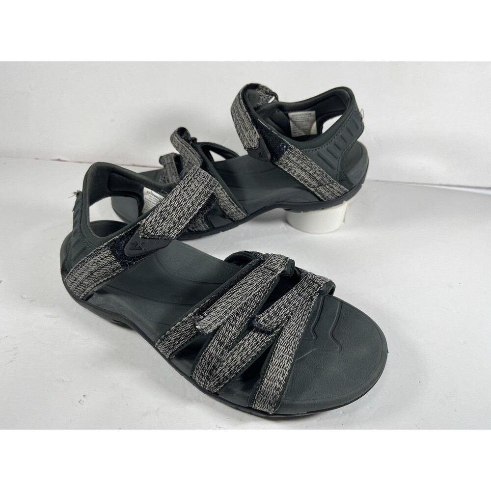 : Zeroxposur La Palme Womens Sandals Black Strappy Hiking Walking Shoes Size 7.5